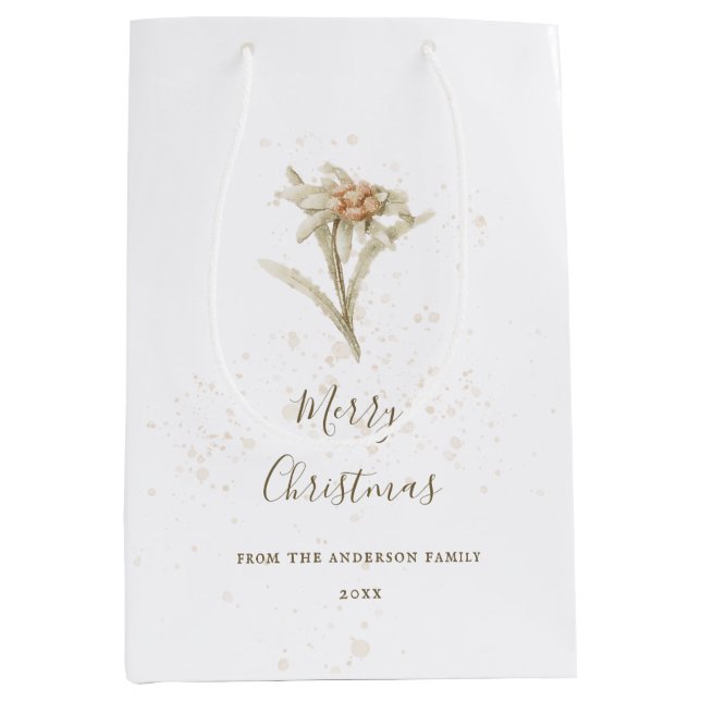 Snö White Edelweiss Vintage jul (Framsidan)