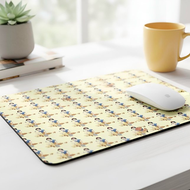 Snö White Mouse Pad Musmatta (Skapare uppladdad)