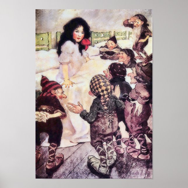 Snö White och de sju dvärgarna Poster (Framsidan)