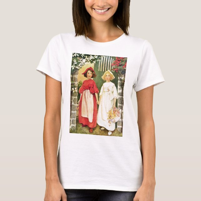 Snö White och Ro Red Tee Shirt (Framsida)