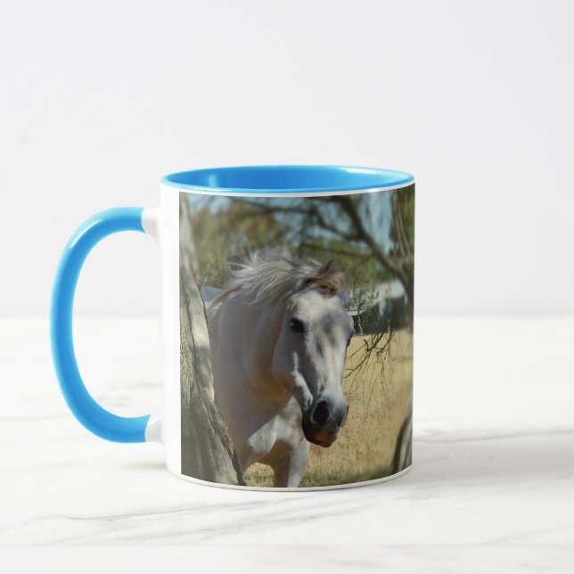 "Snö White: the Majestic Steed" Mugg (Vänster)