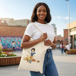 Snö White Tote Bag Tygkasse