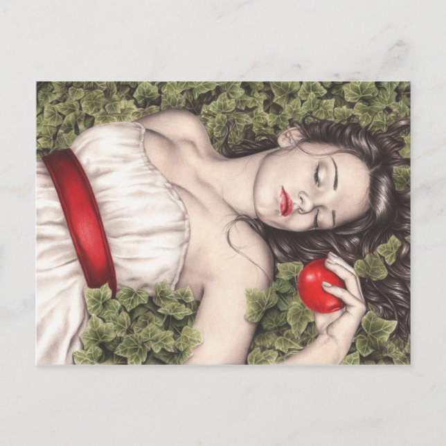 Snö White-vykort Vykort (Framsida)