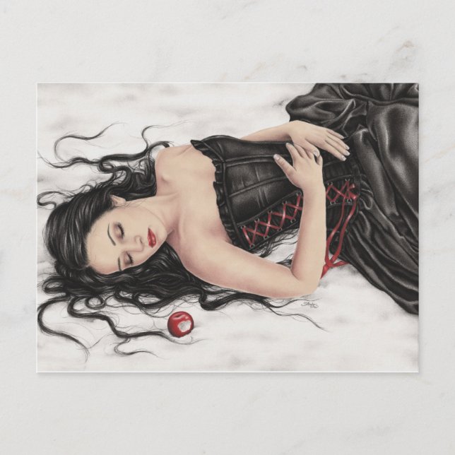 Snö Whites Fall-vykort Vykort (Framsida)