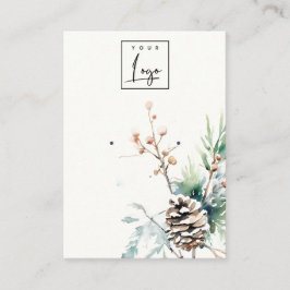  Snö Winter Berries Logotyp Earring Stud Holder Visitkort