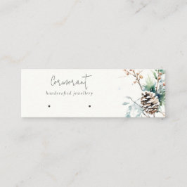  Snö Winter Berries Ringar Loop Stud Holder Mini Visitkort