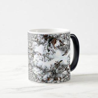 Snöabstrakt Magisk Mugg