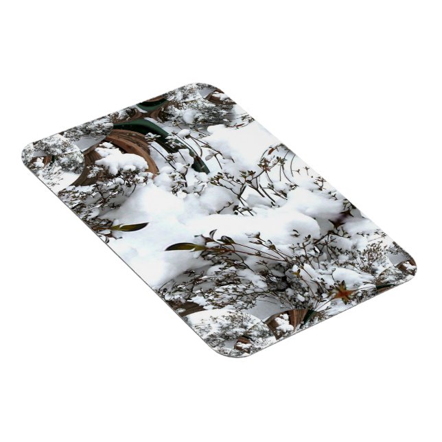 Snöabstrakt Magnet (Högersidan)