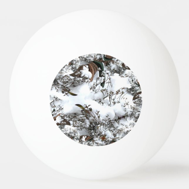Snöabstrakt Pingisboll (Framsidan)