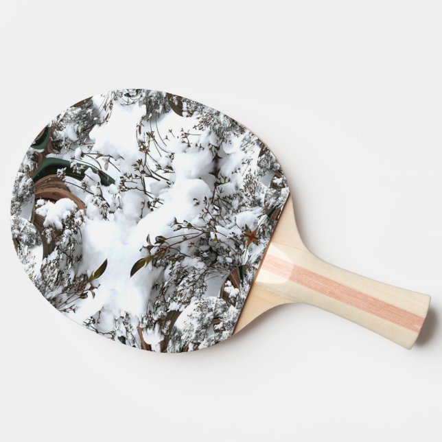 Snöabstrakt Pingisracket (Sidan)