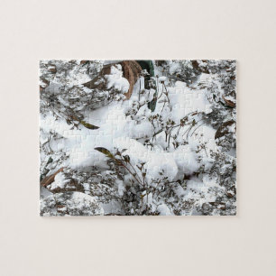Snöabstrakt Pussel