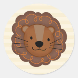 Snoah/Noahs Ark Baby Shower Kuvert Seal Seal Runt Klistermärke