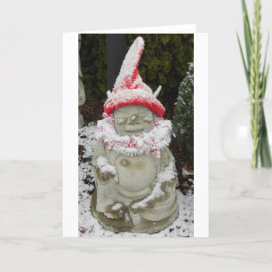 Snöälva Buddha Helgkort