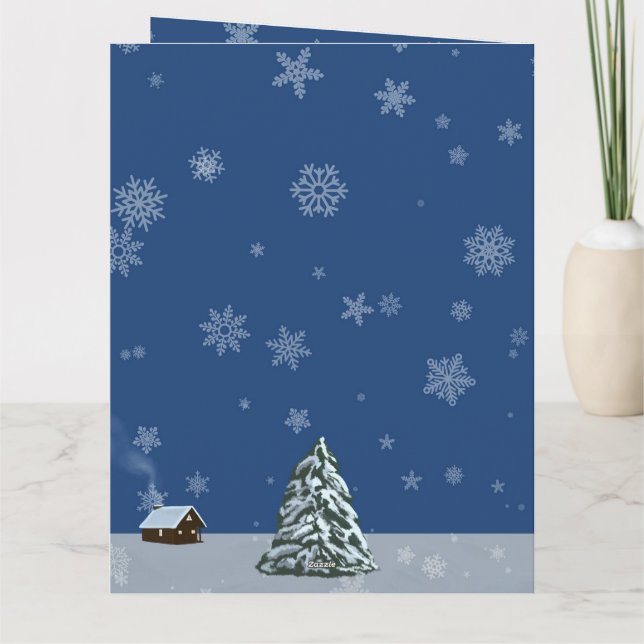 Snöängel Kort (Baksida)