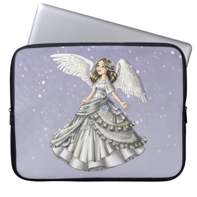 Snöängel Laptop Fodral (Framsidan)