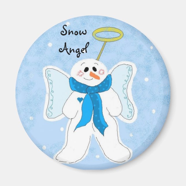 Snöängel Magnet (Framsidan)