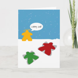 Snöängel Meeples Tal Kort