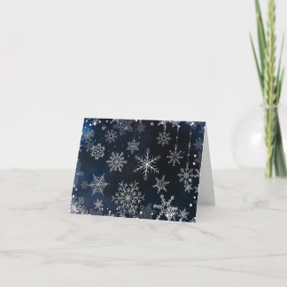Snöar helgkort