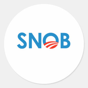 SNOB/ANTIOBAMA RUNT KLISTERMÄRKE