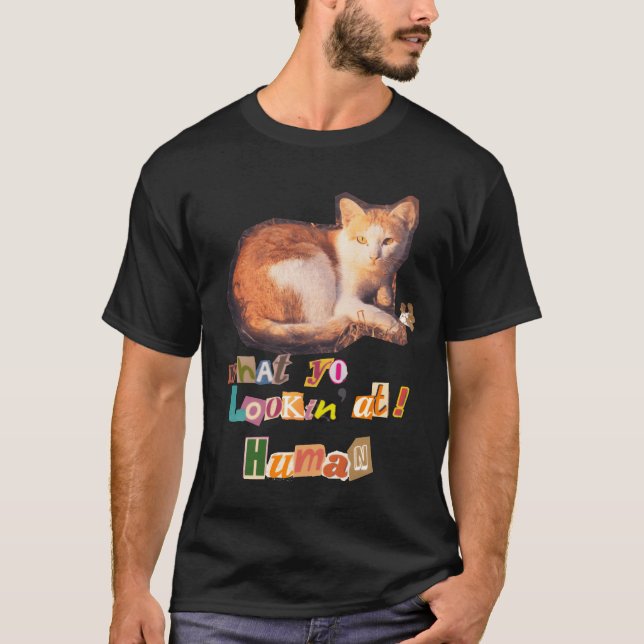 Snob Cat Savage Cat Gift for Cat Lovers boy T Shirt (Framsida)