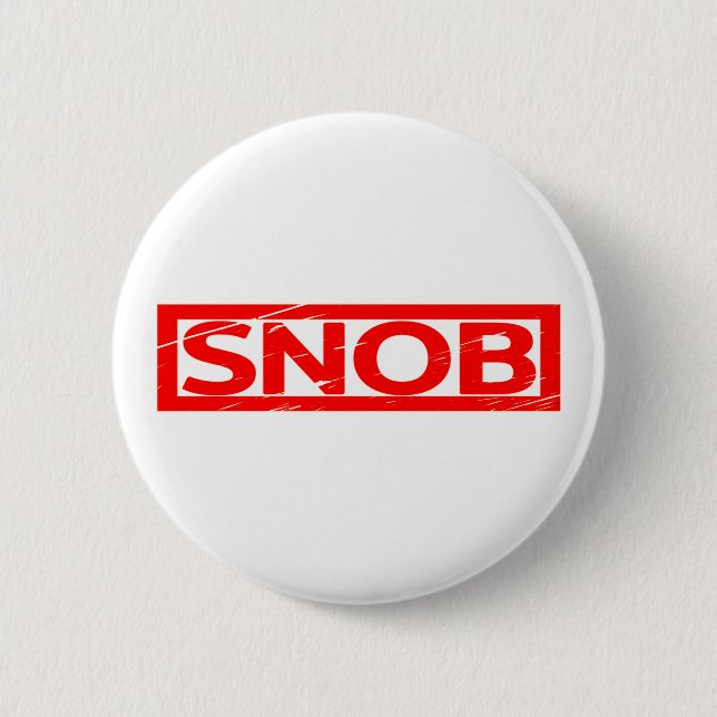 Snob Frimärke Knapp (Framsida)