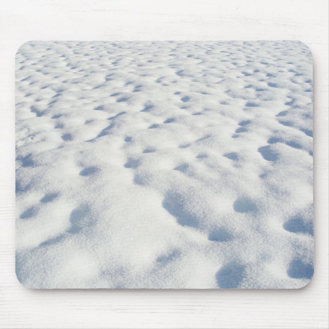 Snöbakgrund - Mousepad Musmatta (Framsidan)