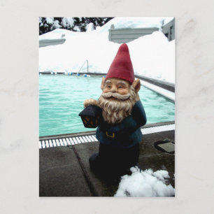 SnöbassängGnome Vykort
