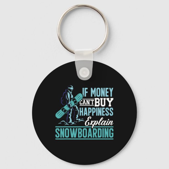 Snöbb om pengar inte kan köpa lycka, förklara varf nyckelring (Framsida)
