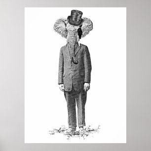 Snobbig elefant poster