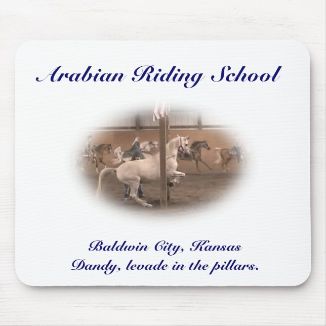 Snobbigt levade Mousepad Musmatta (Framsidan)