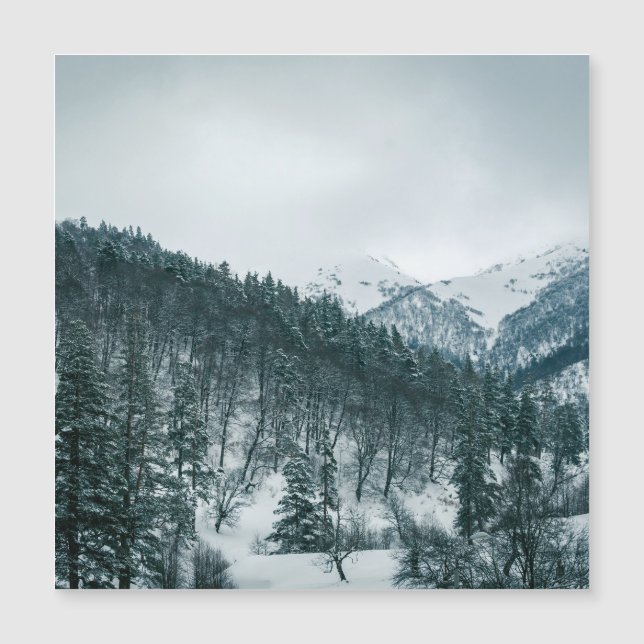 Snöberg i Georgien (Framsida)