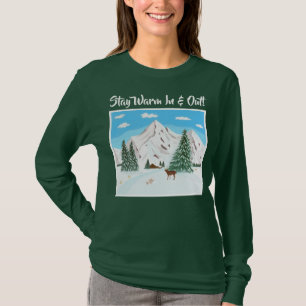 Snöberg Långärmad Grön T-Shirt