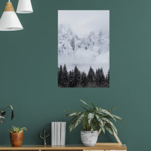 Snöberg och grindskog poster