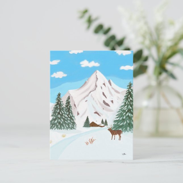Snöberg Postkort Vykort (Stående Fram)