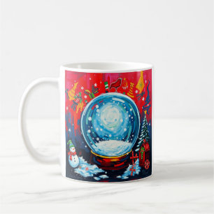 snöboll kaffemugg