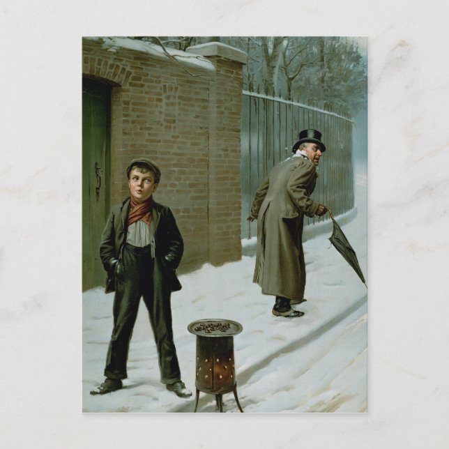 Snöbollen - Skyldighet eller inte Vykort (Framsida)