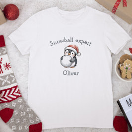 Snöbollsexpert Söt Pingst Jul T Shirt