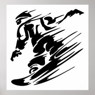 Snöbordande Extreme Sport Poster