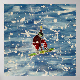Snöbordande Poster