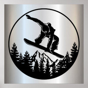 Snöbordande Poster