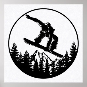 Snöbordande Poster
