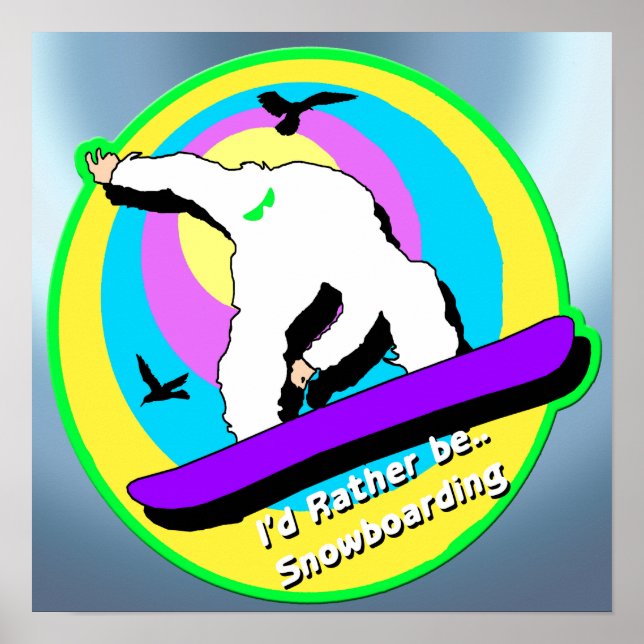 Snöbordande Poster (Framsidan)