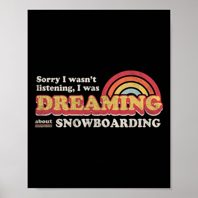 Snöbordedesign Poster (Framsidan)