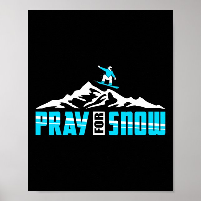 Snöbordning för Snö Jesus Poster (Framsidan)