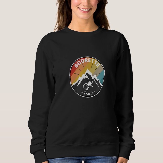 Snöbordning i Gourette Frankrike T Shirt (Framsida)