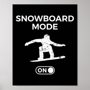 Snöbords-läge vid sollombord-offertsoffert S Poster