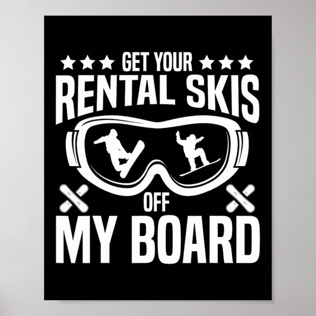 Snöbordsdukar få av dig ditt hyresskal poster (Framsidan)