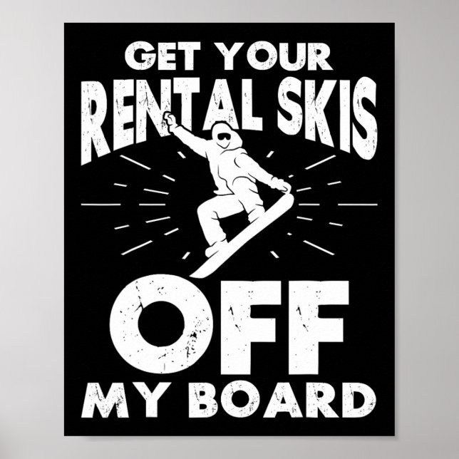 Snöbordsdukar få av dig ditt hyresskal poster (Framsidan)