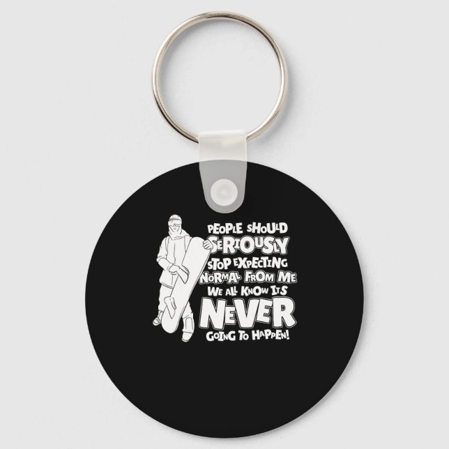 Snöborna borde allvarligt sluta förvänta sig nyckelring (Framsida)