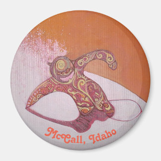 Snöborre som söndrar lite pow magnet